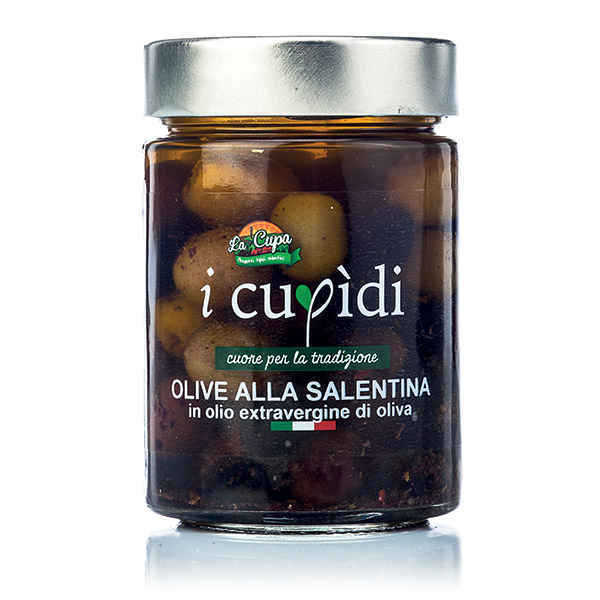 La Cupa prodotti agricoli tipici salentini olive alla salentina 300 gr