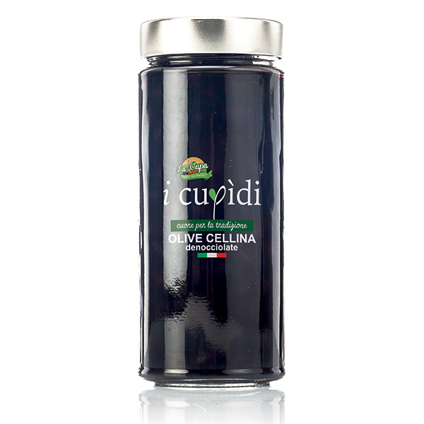 La Cupa prodotti agricoli tipici salentini olive cellina denocciolate in vaso 270 gr