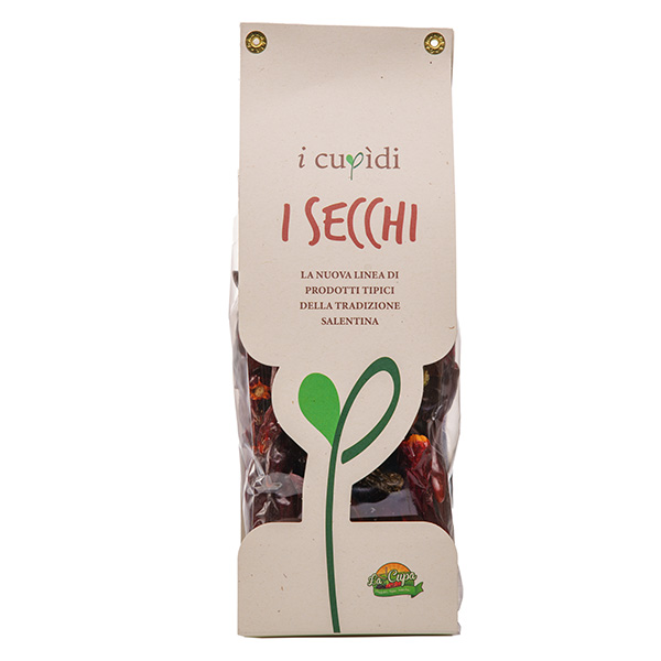 La Cupa prodotti agricoli tipici salentini peperoncini piccanti secchi in busta 100 gr